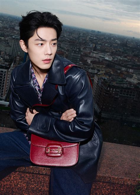 gucci horsebit 1955 xiao zhan|Xiao Zhan Stars in the New Horsebit 1955 Campaign .